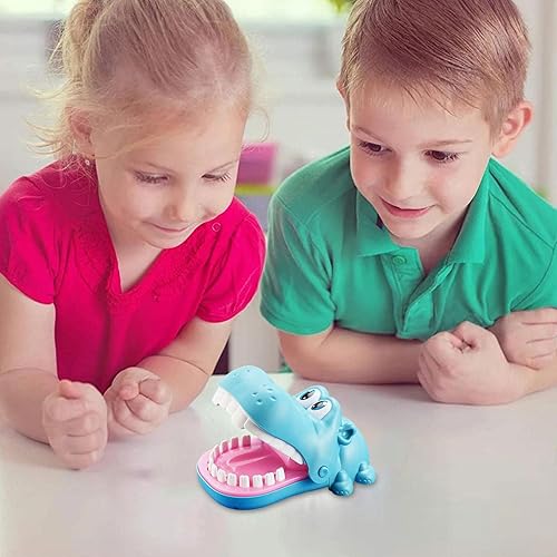Miniatura 10 de Juego de morder los dedos, juguete de dedo de hipopótamo, juego interactivo de reacción de mano para niños, juegos divertidos de dientes para