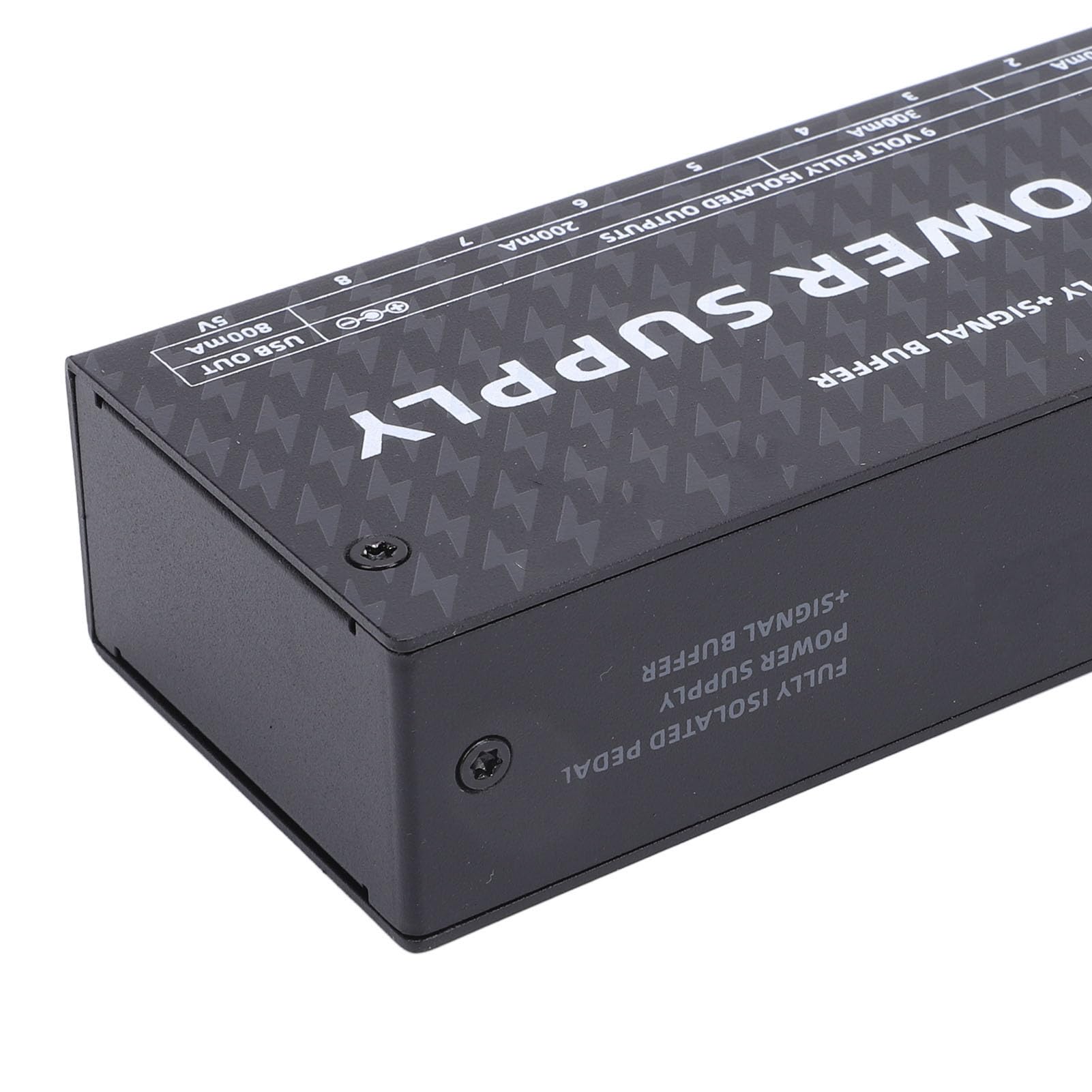 Alimentatore a pedale per chitarra, indicatore LED per dispositivi 9V 18V per esercizi di potenza (spina UE)