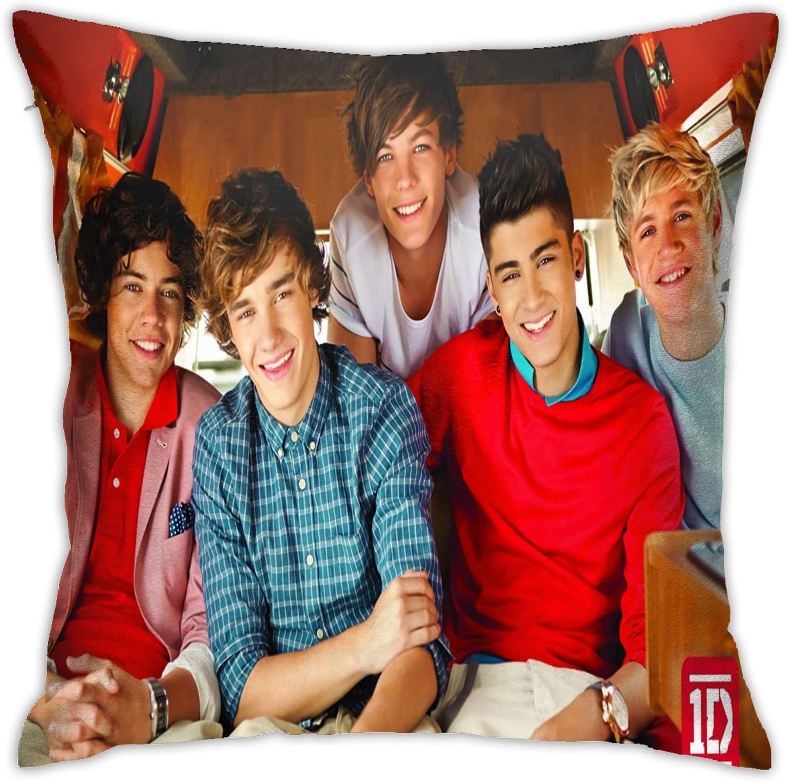 One Musics Direction Pillowcase Decorative Pillow Covers 18x18 inch Square Cushion Case for Living Room Bedroom Sofa Cars