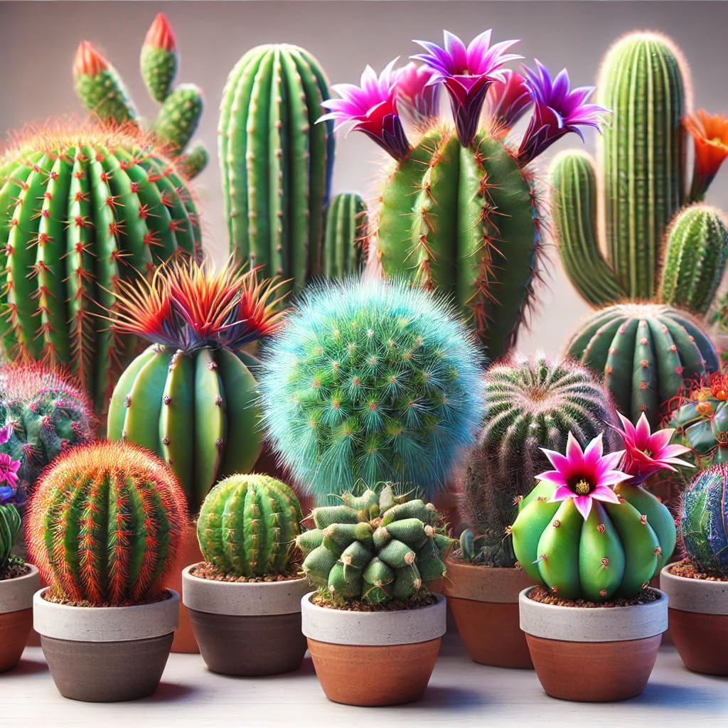 22Day Seeds: Seeds Cactus Exotic Mix/Beautiful Plant/Perennial Flower Succulents
