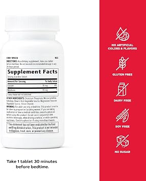 GNC Melatonin 10mg, Supports Restful Sleep, Twin Pack, 60-Day Supply