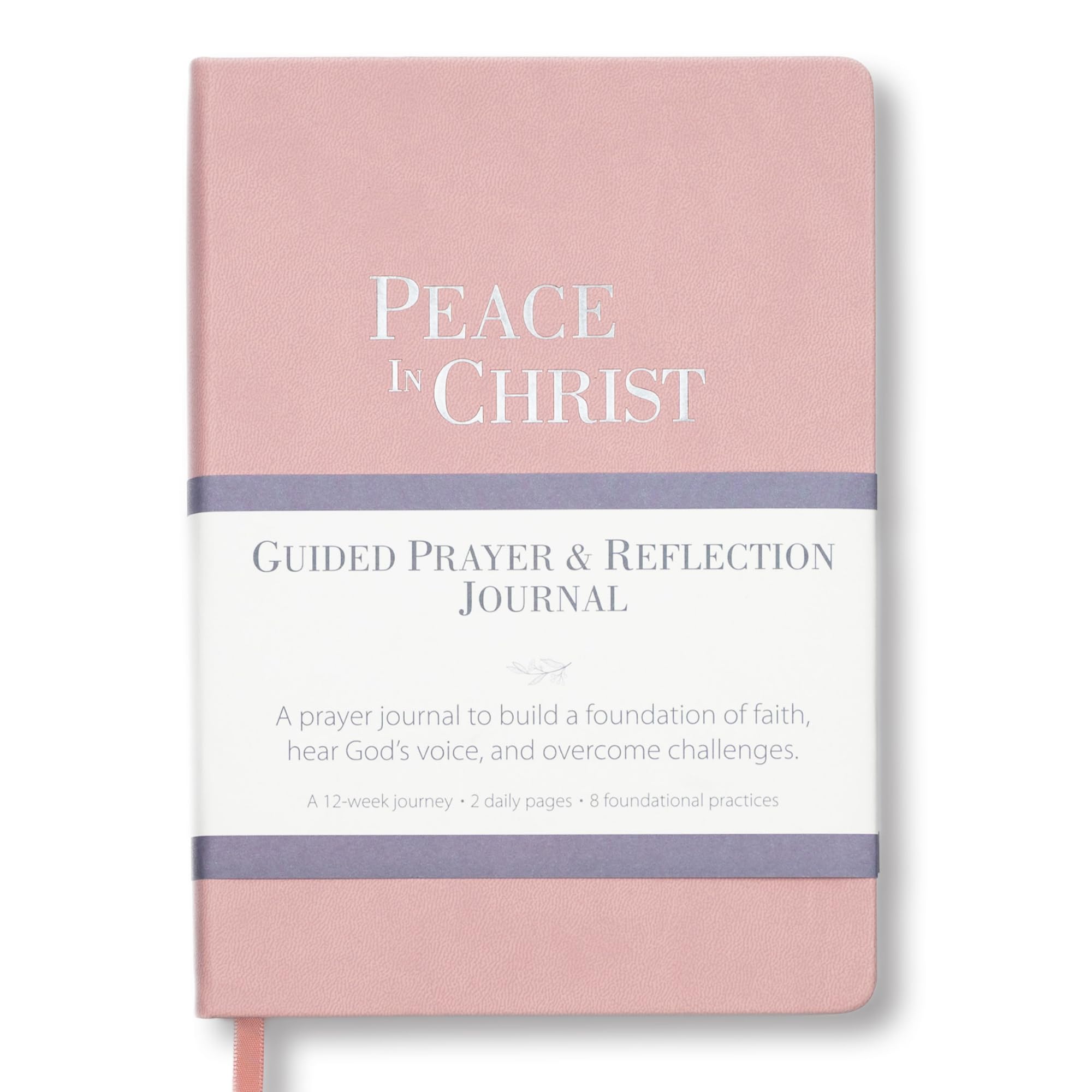 Prayer Journal – Peace in Christ 12-Week Guided Christian Prayer Journal for Women & Men with Daily Prayer Prompts, Scripture, Gratitude & Reflection