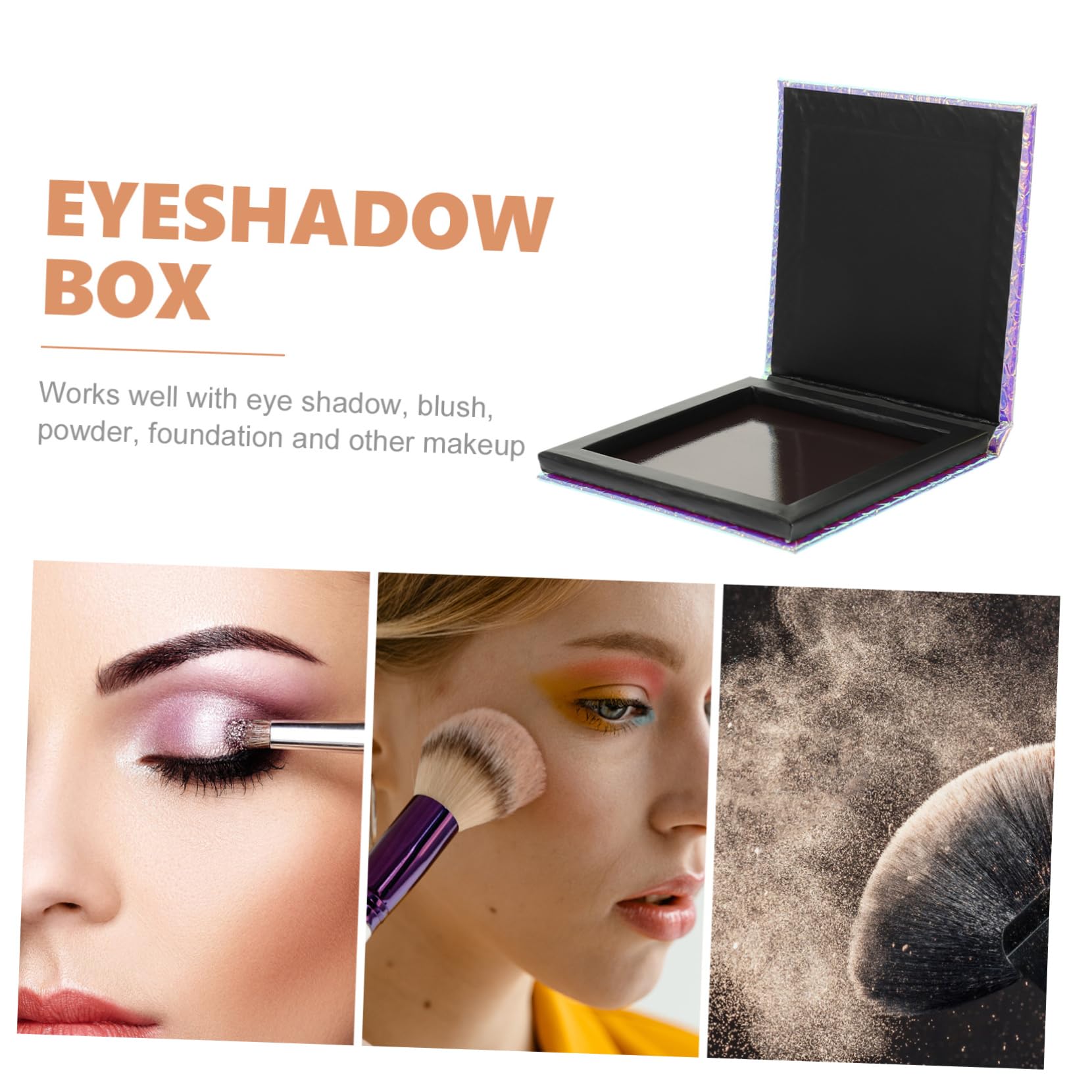 5 Pièces Palette de Sirène Magnétique pour Yeux Boîte de Rangement Cosmétiques Pratique