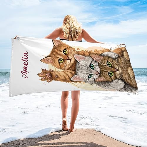 Miniatura 2 de Toallas de playa para niños, toallas de playa personalizadas, toallas de playa de microfibra para adultos, toallas de piscina, toalla de viaje de