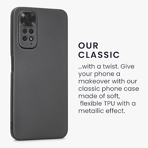 Miniatura 3 de kwmobile Funda compatible con Xiaomi Redmi Note 11  Note 11S - Funda protectora de silicona TPU suave y delgada - Verde neón