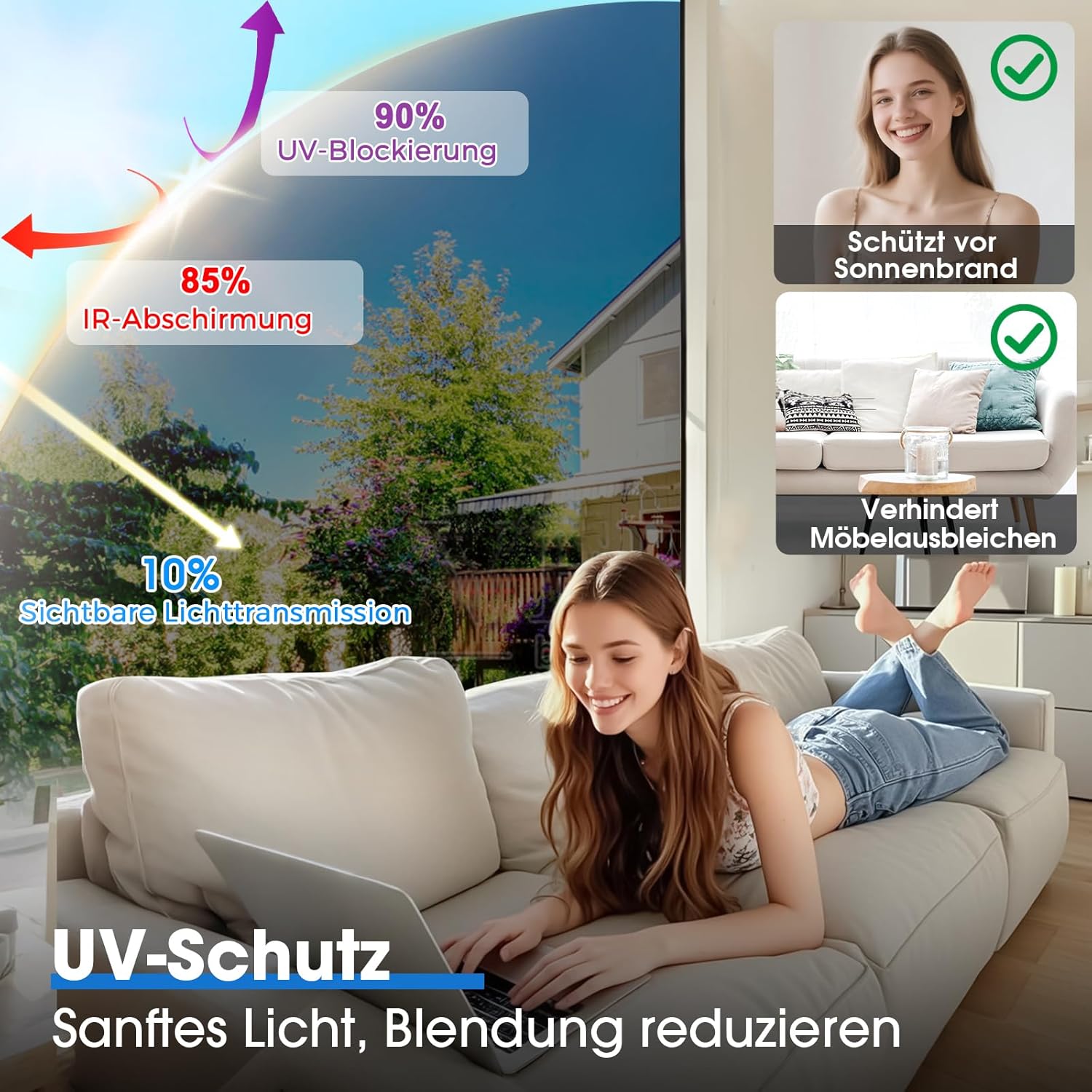 Tükörfolie különböző helyiségekben