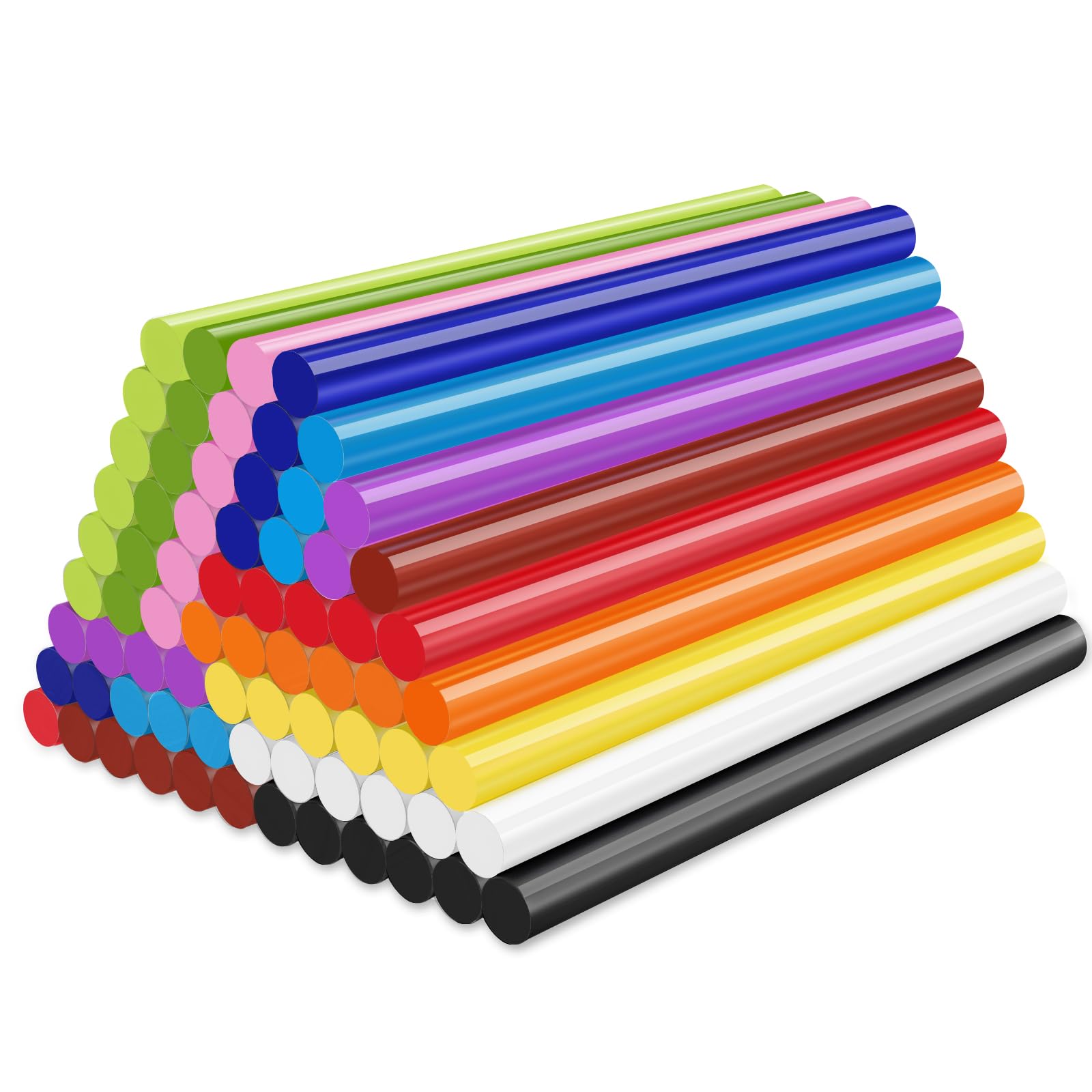 Photo 1 of ENPOINT Colored Hot Glue Sticks, 72 PCS, 7mm