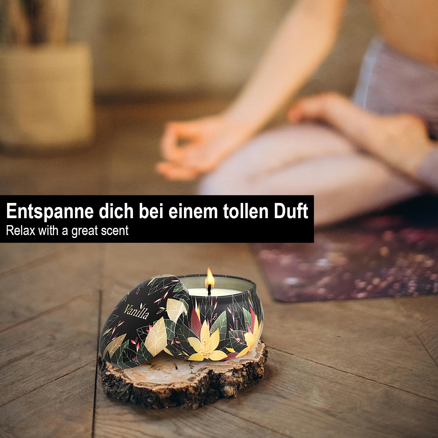 com-four® 4X Geschenk-Box mit insgesamt 16 Duftkerzen - 4 Kerzen je Set für Frauen und Männer - Geschenk für Geburtstag und Muttertag - Kerzen für Aromatherapie, Entspannung