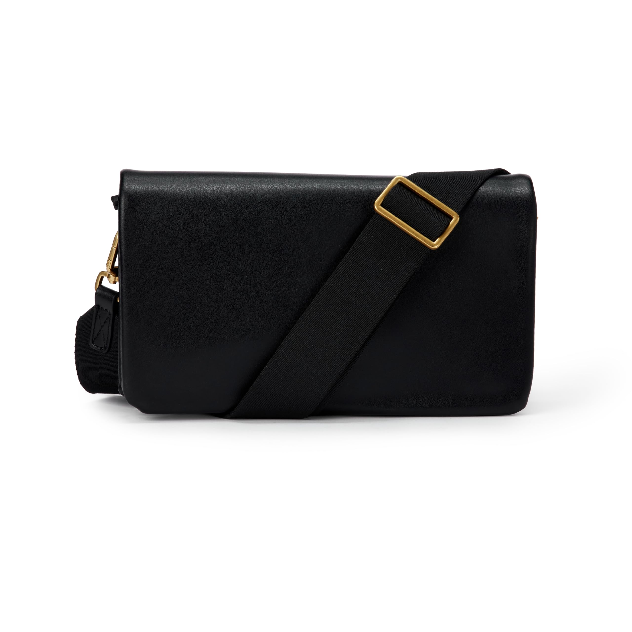 Amazon Essentials Women's Lightweight Clutch Crossbody Bag, Black, One Size