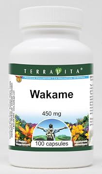 Wakame - 450 mg (100 Capsules, ZIN: 521590)