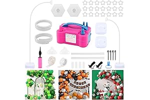 Half Balloon Arch Stand Kit and Balloon Pump Electric | Perfect for...