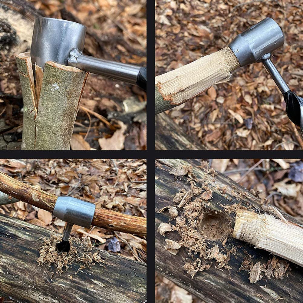 Trivella Bushcraft Con Fondina, Per Campeggio E Survival