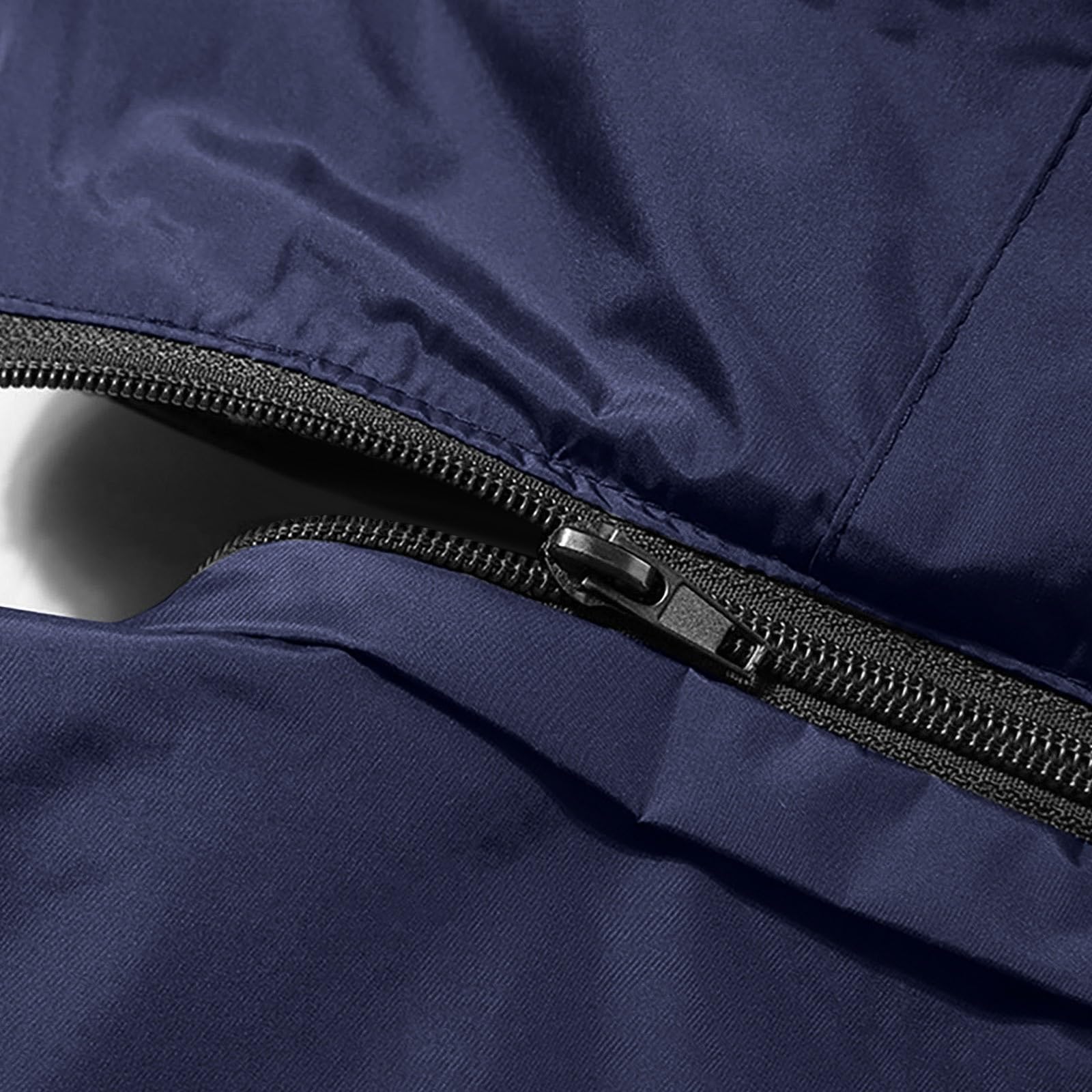 Chubasquero grueso para hombre, cortavientos para hombre, con cremallera completa, chaqueta de softshell transpirable, chaqueta funcional con capucha separable, chaqueta cortavientos cálida