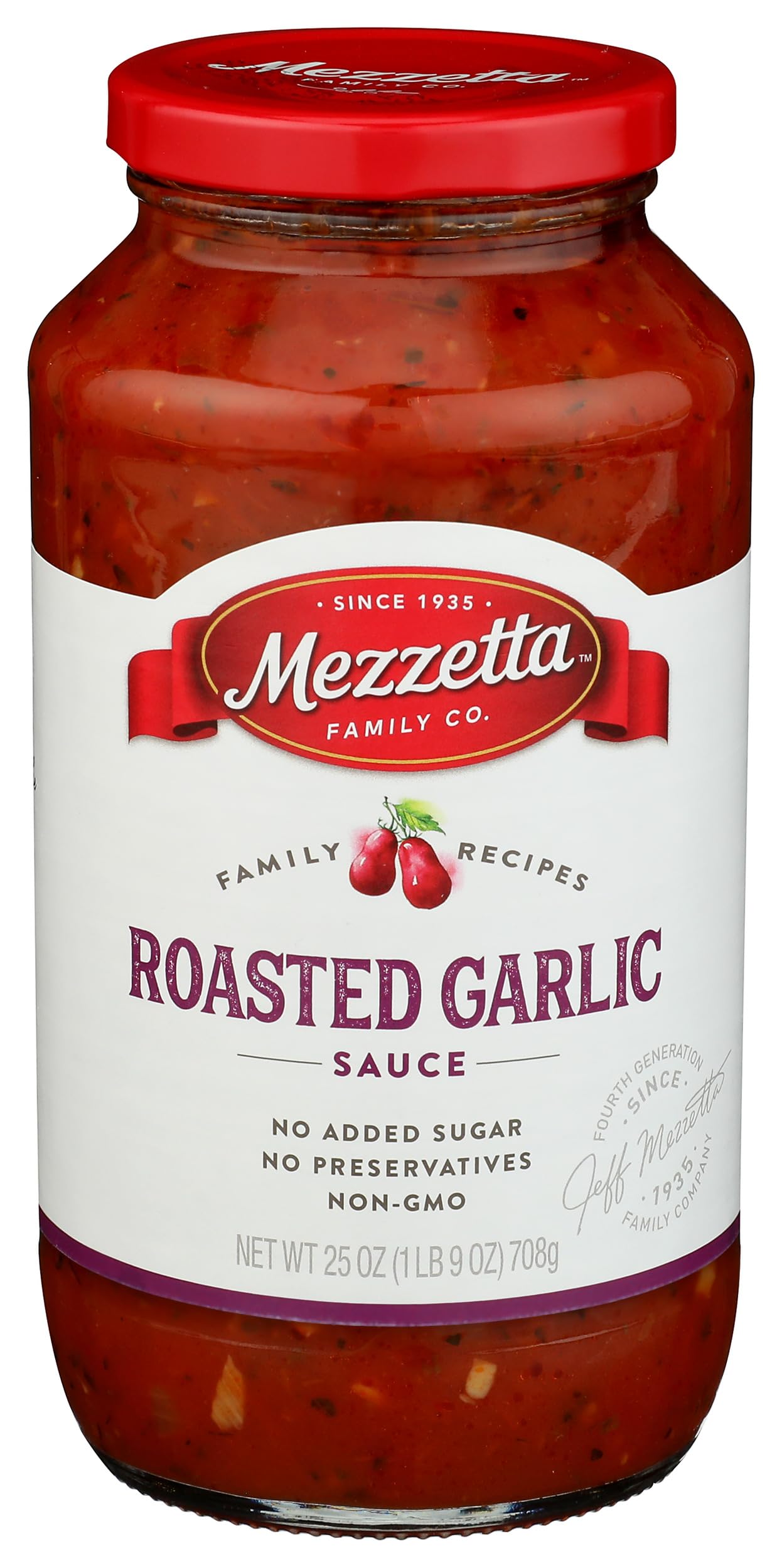 NAPA VALLEY BISTRO Pasta Roasted Garlic Sauce, 25 Ounce