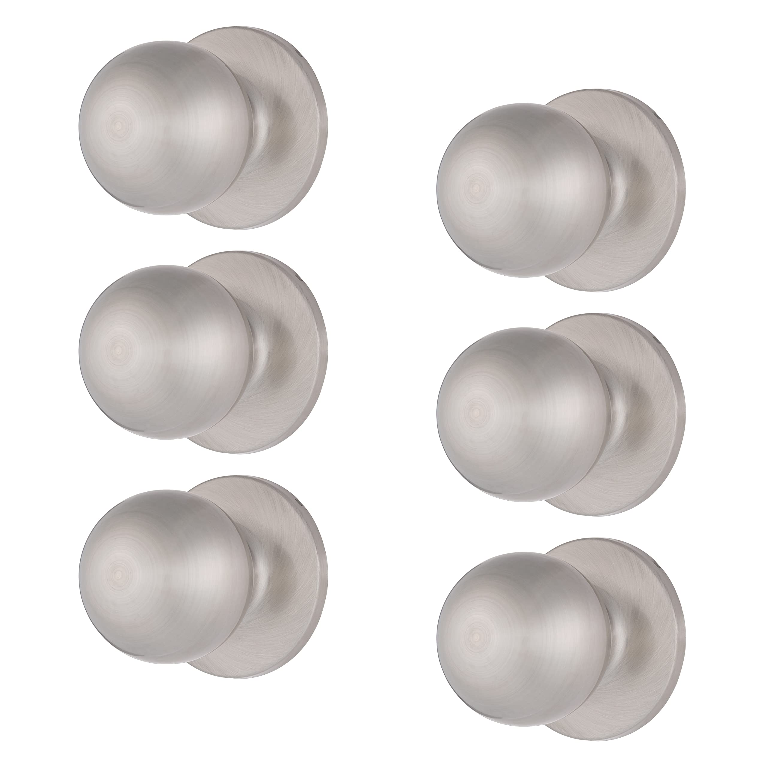 Brinks Satin Nickel Transitional Keyed Entry Door Knob -7
