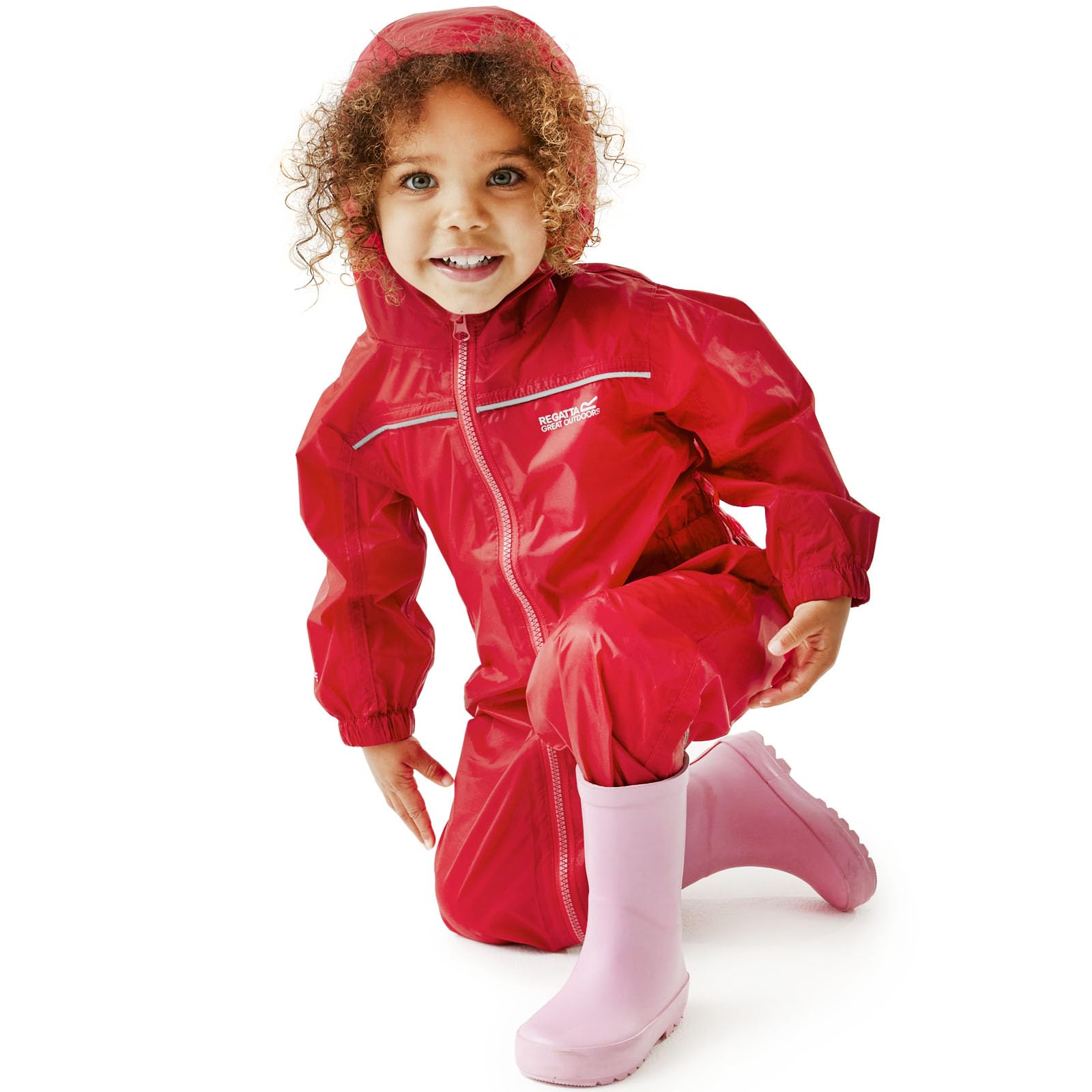 Regatta Puddle IV Kid's Waterproof Breathable All-in-one Suit