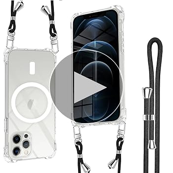 iPhone13 等スマホケース　マグネット式 ブラックショルダー　各機種対応 Amazon.co.jp: MagSafe対応 iPhone 13 用 ケース クリア