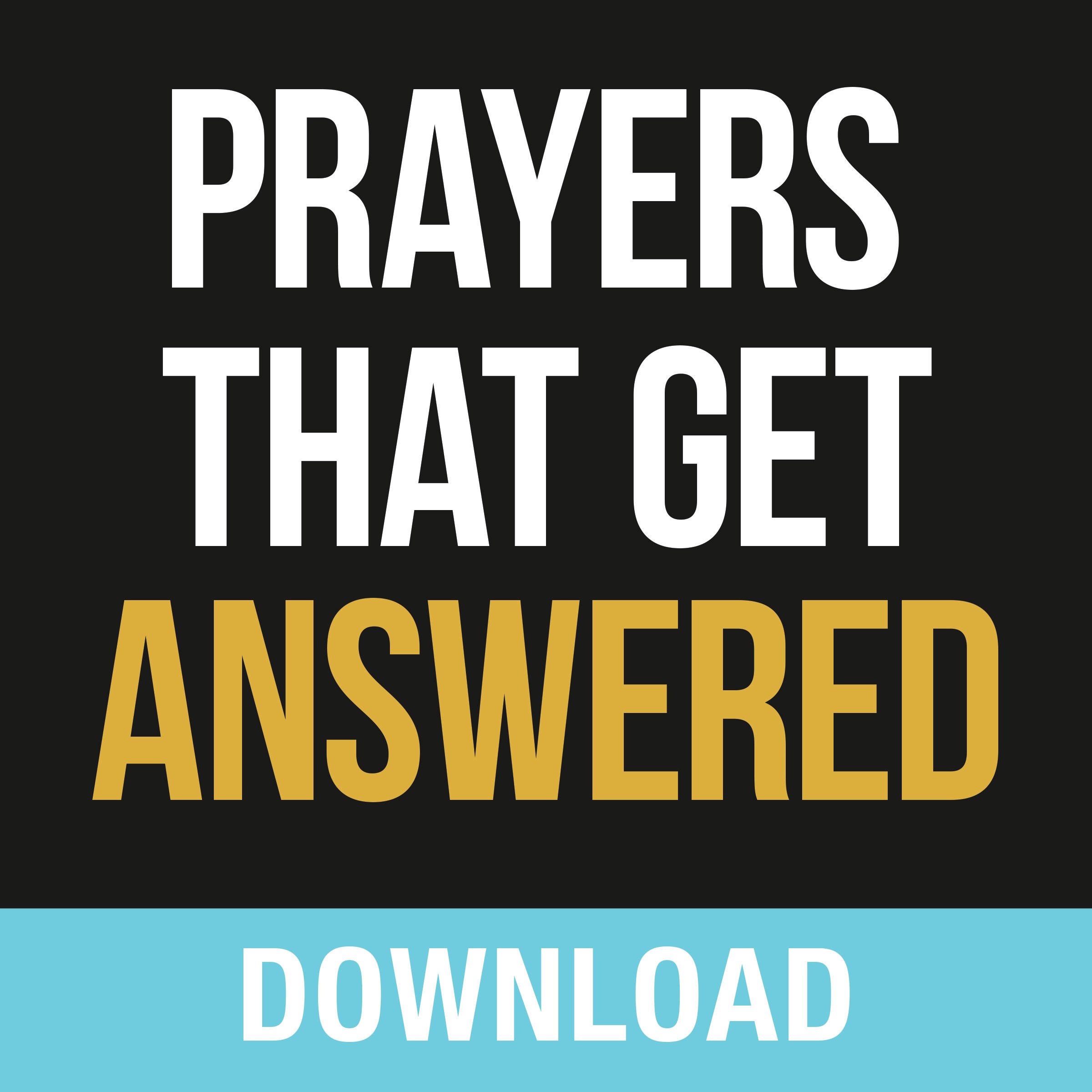 Cover art for Prayers That Get Answered
