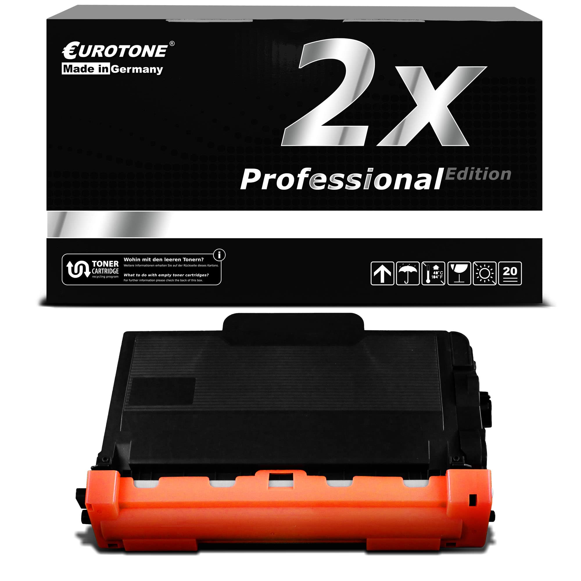 4 Toner Compatibili Per Brother MFC-L5700, L5750DW, L6800DW – Print-Klex Color Pro, Nero