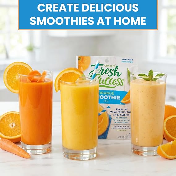 Concord Foods Orange Smoothie Mix, 2 oz (1 Pack), Add Fresh Oranges & Ice