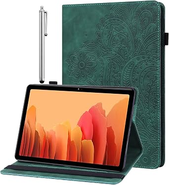ALILANG Tablet Case for Samsung Galaxy Tab S2 9.7 inch SM-T813/T815 /T819 with Stylus, Multiple Viewing Angles Premium PU Leather Stand Cover Galaxy Tab S2 9.7 Case-Green