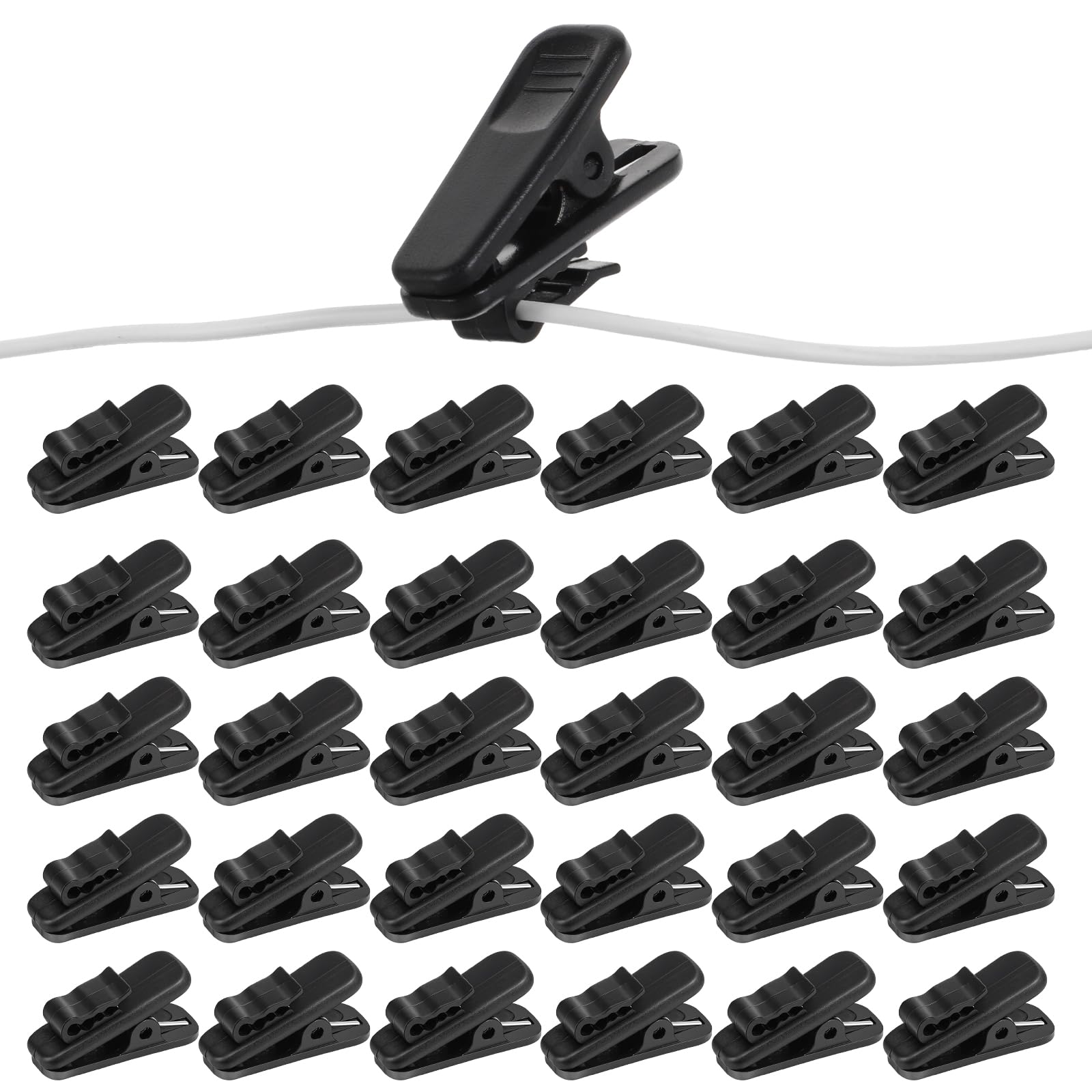 clip Microfoni, auricolari, cavo e accessori 30 pezzi - Pratica clip da bavero e piccola clips per camicia