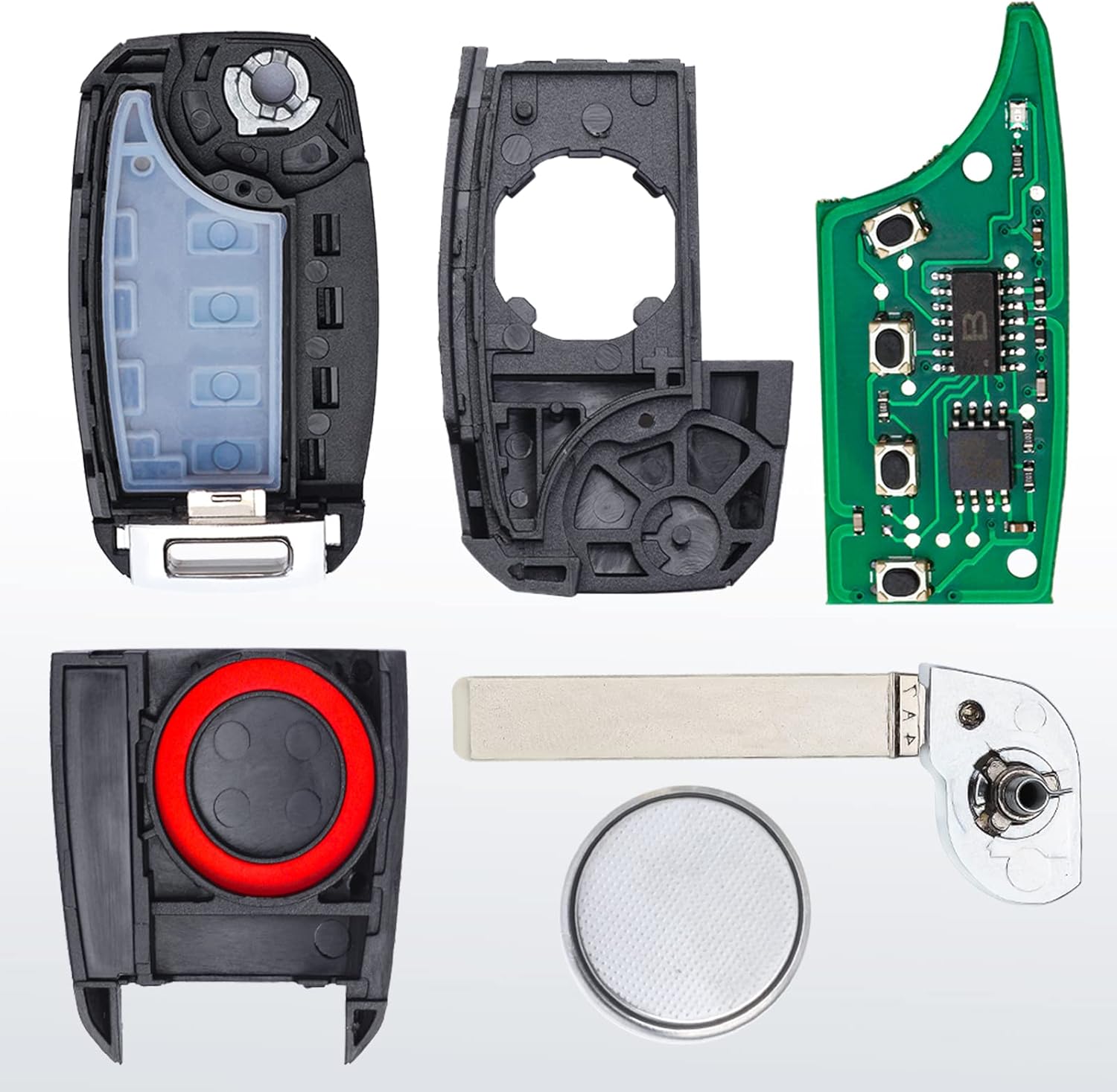 Flip Remote Key Fob for Kia Optima 2016 2017 2018 2019 2020 FCC ID: SY5JFRGE04 P/N: 95430-D4010 4 Buttons 434Mhz Car Remote Control Transmitter