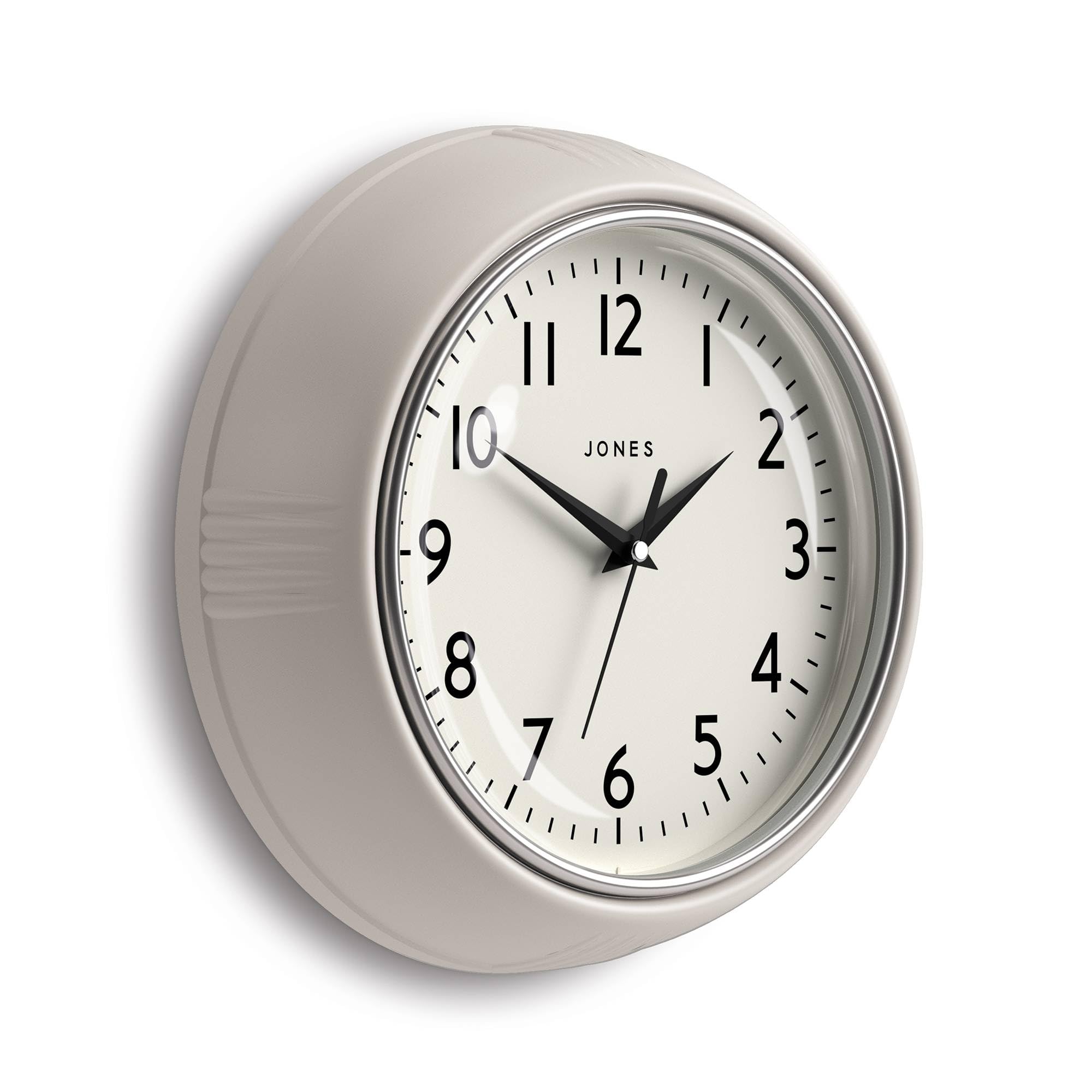 Amazon.co.jp: JONES CLOCKS ケチャップ壁掛け時計 | ラウンド レトロ