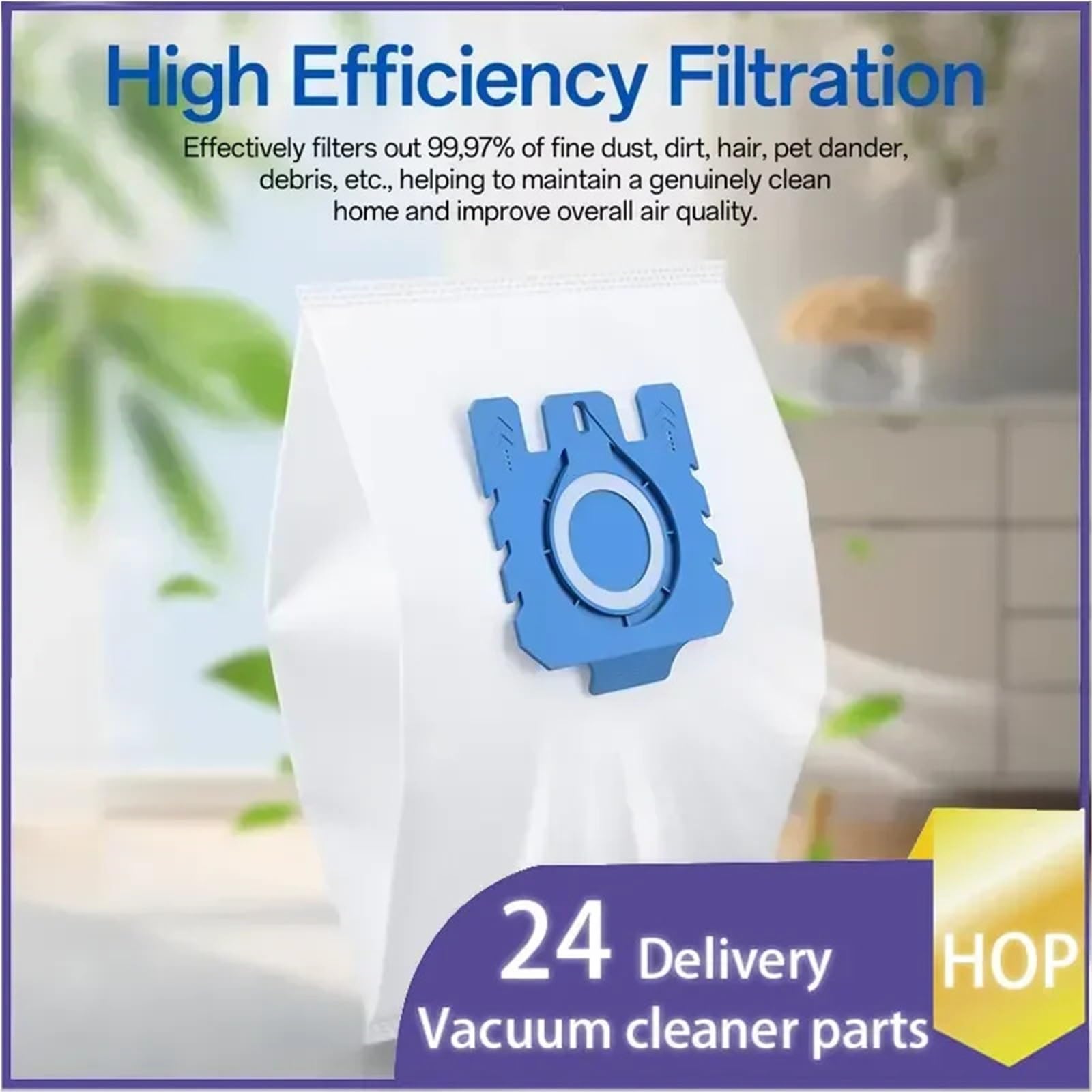 3D-Airclean-Beutel, kompatibel mit Miele GN Staubsaugerbeuteln Classic C1 Complete C1 C2 C3 S227 S240 S270 S400 S2 S5 S8(10pcs)