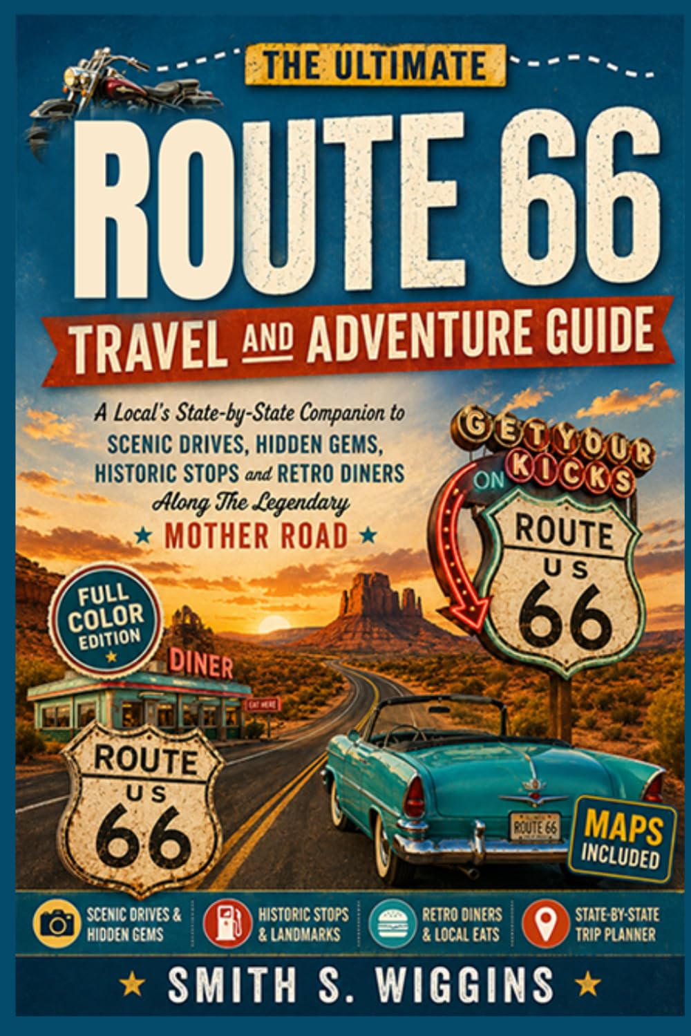 The Ultimate Route 66 Travel And Adventure Guide: A Local's State-by-State Companion to Scenic Drives, Hidden Gems, Historic Stops and Retro Diners Along The Legendary Mother Road