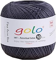 Vista 22 de golo 24 bolas hilo de ganchillo tamaño 10 hilo para tejer a mano hilo de ganchillo 10-24-1