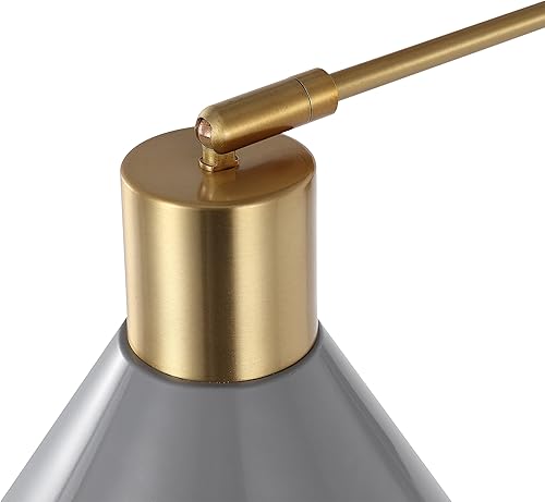 Miniatura 8 de JONATHAN Y JYL1303C - Brazo oscilante de 20.5 pulgadas, 1 luz moderna de hierro de mediados de siglo, puerto de carga USB, lámpara LED de