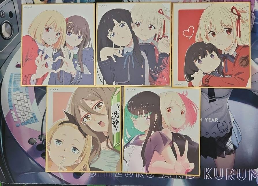 リコリス・リコイル ミニ色紙セット リコリス・リコイル×サンリオキャラクターズ ミニ色紙 BOX