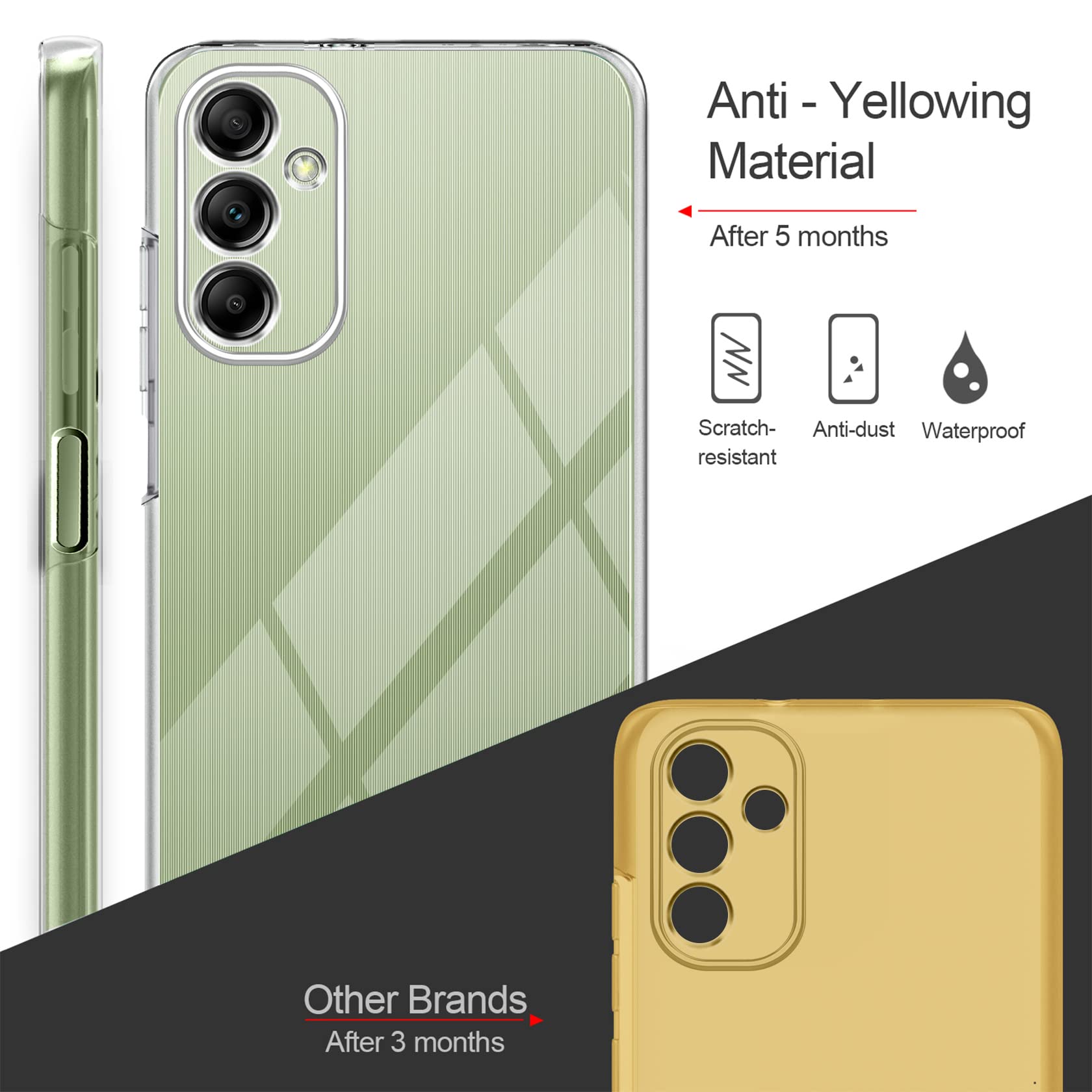 Acheter Coque - E.F.CONNECTION - Pour Xiaomi Redmi 14C - Protection Intégrale - TPU Souple - PC Rigide Transparent