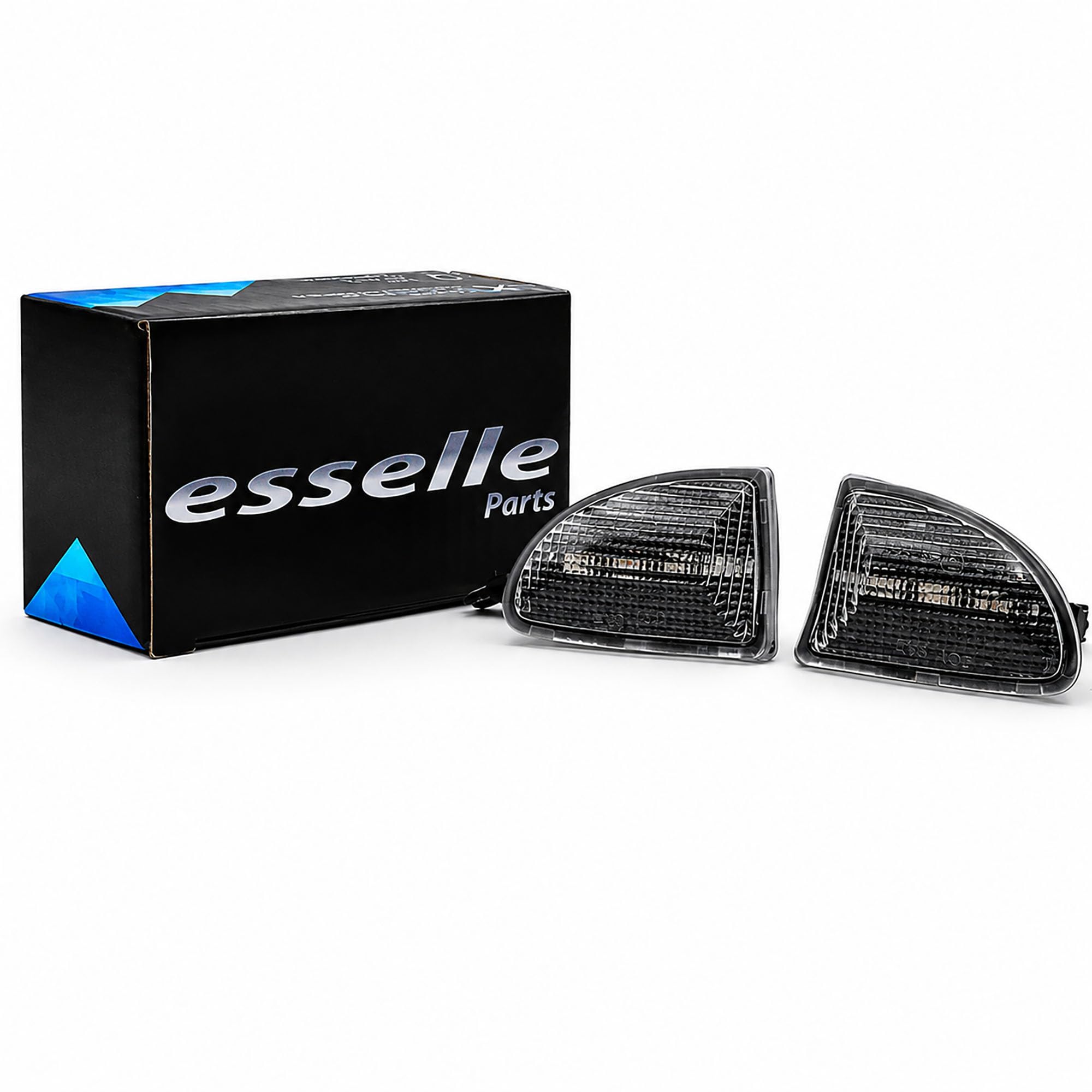 Coppia Frecce Laterali Trasparenti Progressive Dinamiche a LED per Smart Fortwo 451, Plug and Play Canbus Nessun Errore
