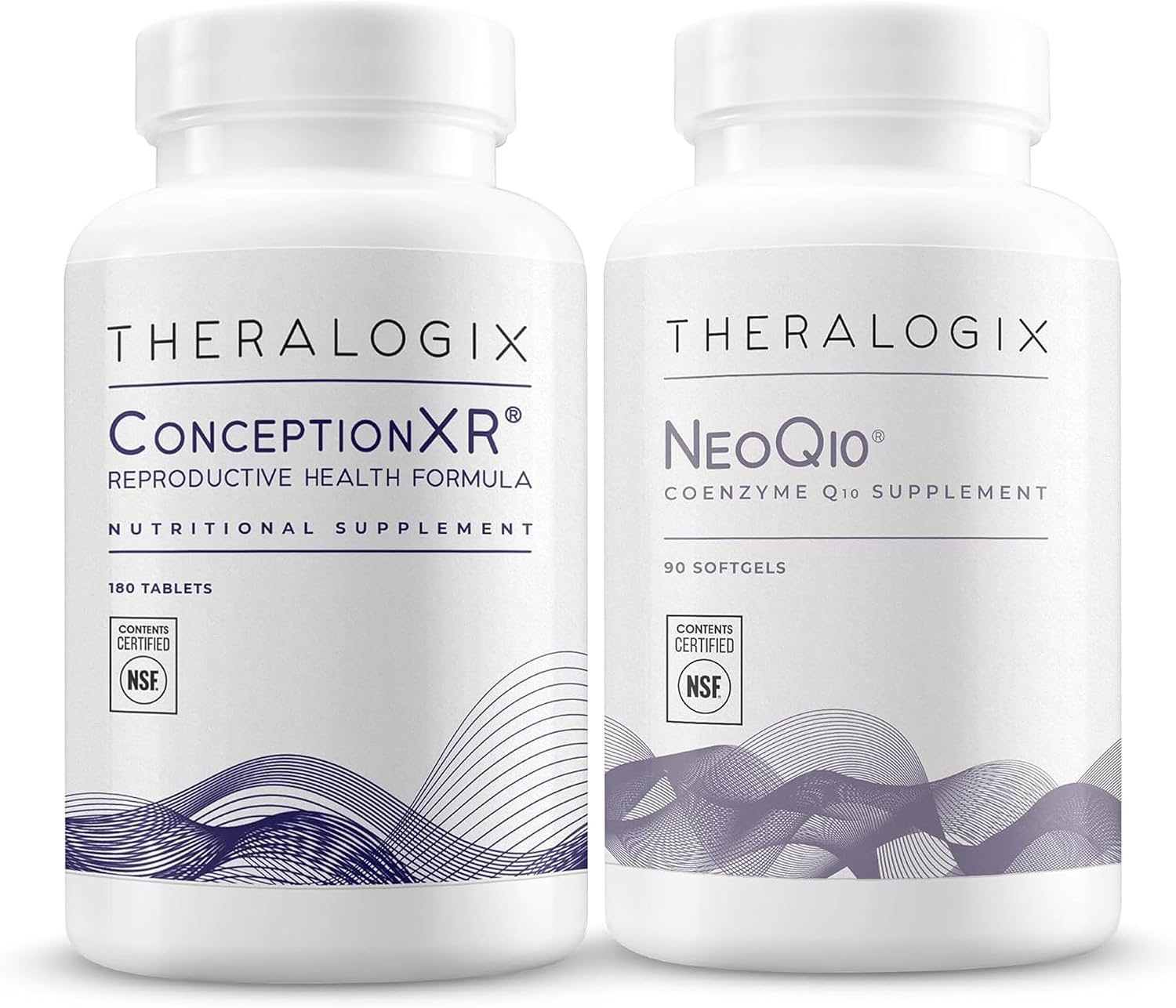 Theralogix ConceptionXR Reproductive Health Formula + NeoQ10 Bundle, 270 Count (Pack of 2)