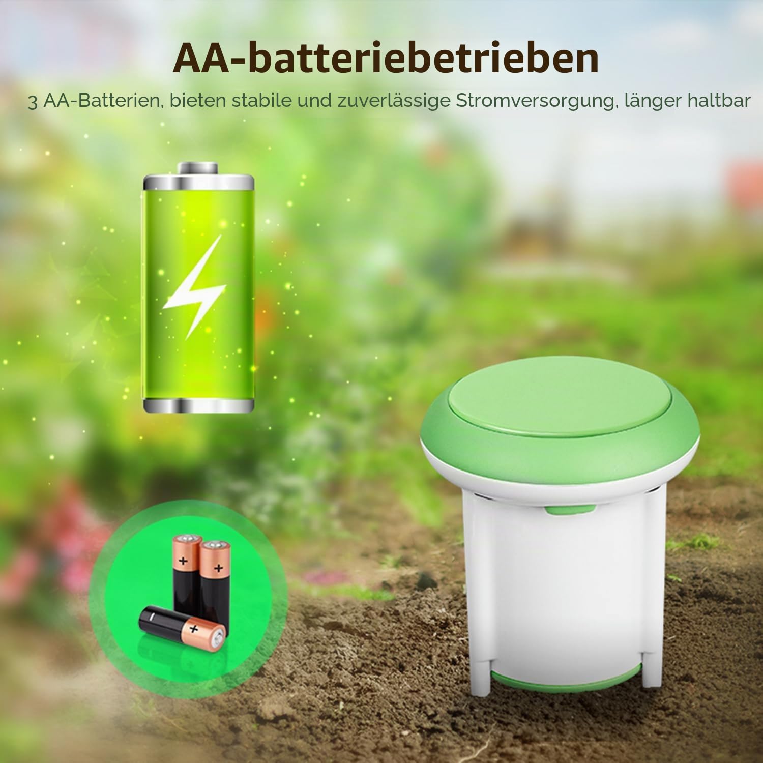 【Smart Bodenfeuchtigkeitsmessgerät】Zigbee Bodentester mit Feuchtigkeits-/Temperatursensor, Smart Life App-Steuerung, zuverlässige Daten, Tuya Zigbee Hub erforderlich, Bodenfeuchtigkeitssensor für