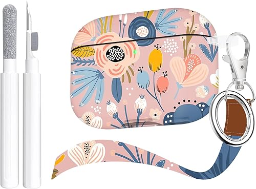 Youtec Funda compatible con Airpods Pro de 2 generación con llaverocordónkit de limpieza, funda para Airpods Pro 2, funda para Airpod Pro de 2