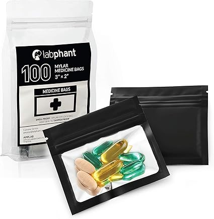 ziplock pill pouches