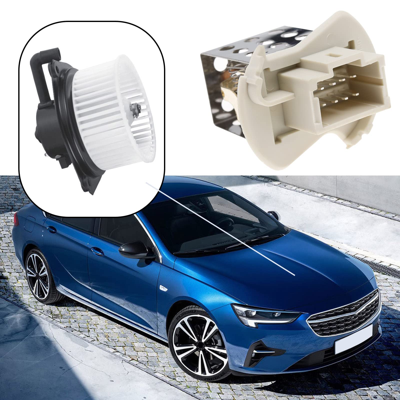 Résistance De Ventilateur De Chauffage Pour Voiture - Compatible Interstar, Movano, Master (référence 7701057557) - Facile à Installer Sans Programmation - 5