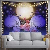 Vista 15 de feelacle Tapiz japonés de anime samurái, 80 x 60 pulgadas, diseño de flor de cerezo, estilo japonés, decoración de fiesta, decoración del hogar