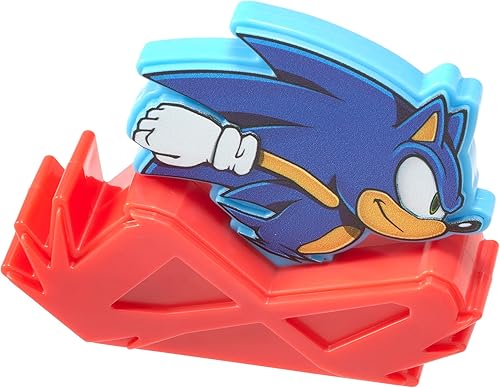 Miniatura 9 de DecoSet Sonic The Hedgehog - Juego de decoración de 3 piezas con cola y nudillos para tartas, anillos y figura de acción de Sonic rodante, para
