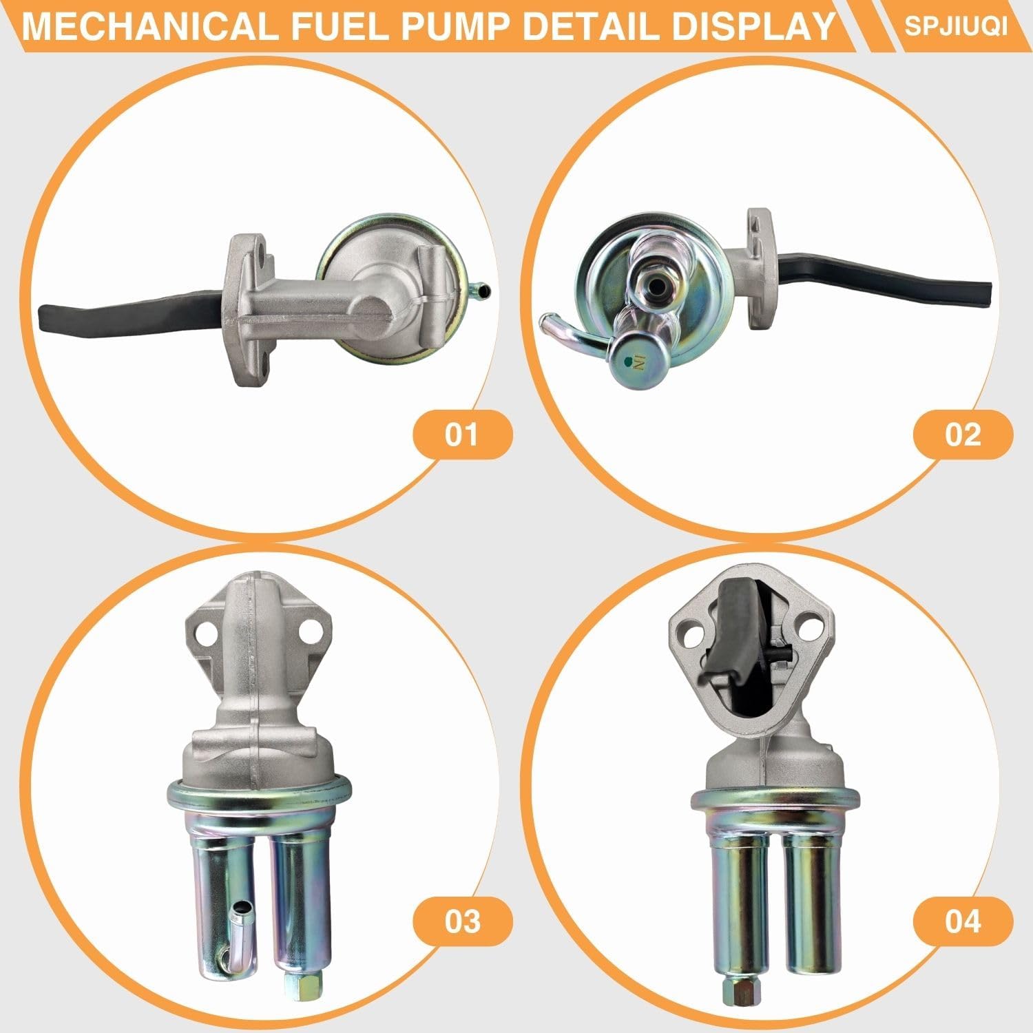 M6736 Mechanical Fuel Pump for AMC Jeep CJ5 CJ7 304 360 401 V8 | Fits for 1976-79 American Motors Matador,Gremlin,Hornet, for 76-91 Jeep J10,J20,Cherokee,Grand Wagoneer, 5.0L 5.9L 6.6L