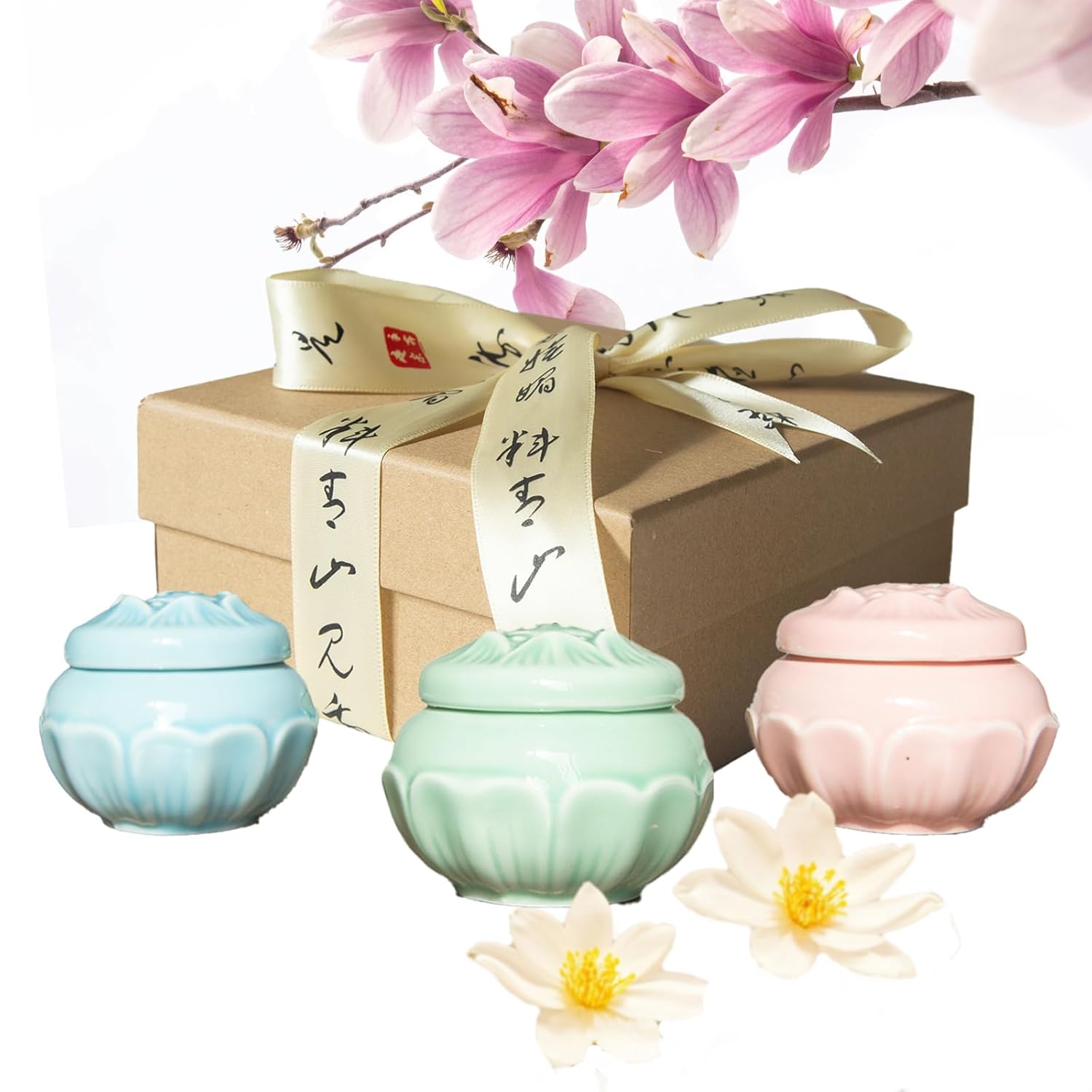 Banami Solid Perfume 3pack – Luxury Gift Set for Women’s | Jasmine,Gardenias,Magnolia | Long Lasting,Floral,Handmade,Alcohol Free