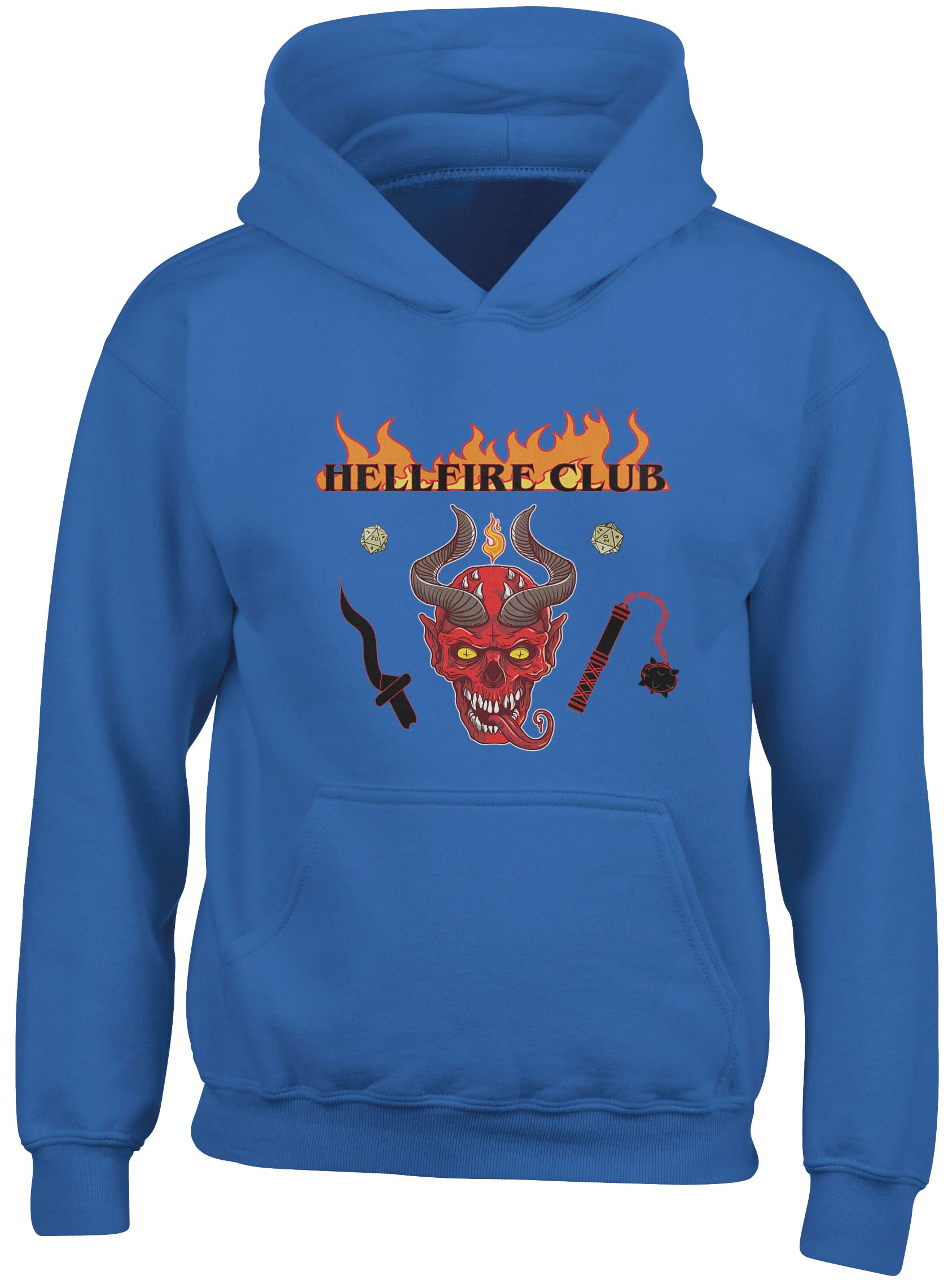 Hippowarehouse D&D Hellfire Group Club Kids Children's Unisex Hoodie Hooded top
