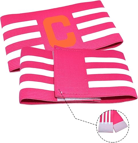 Miniatura 2 de FUNAUPGO Brazalete deportivo de capitán C para entrenamiento de equipo, unisex, elástico, para capitán de fútbol, ajustable, para jugadores de