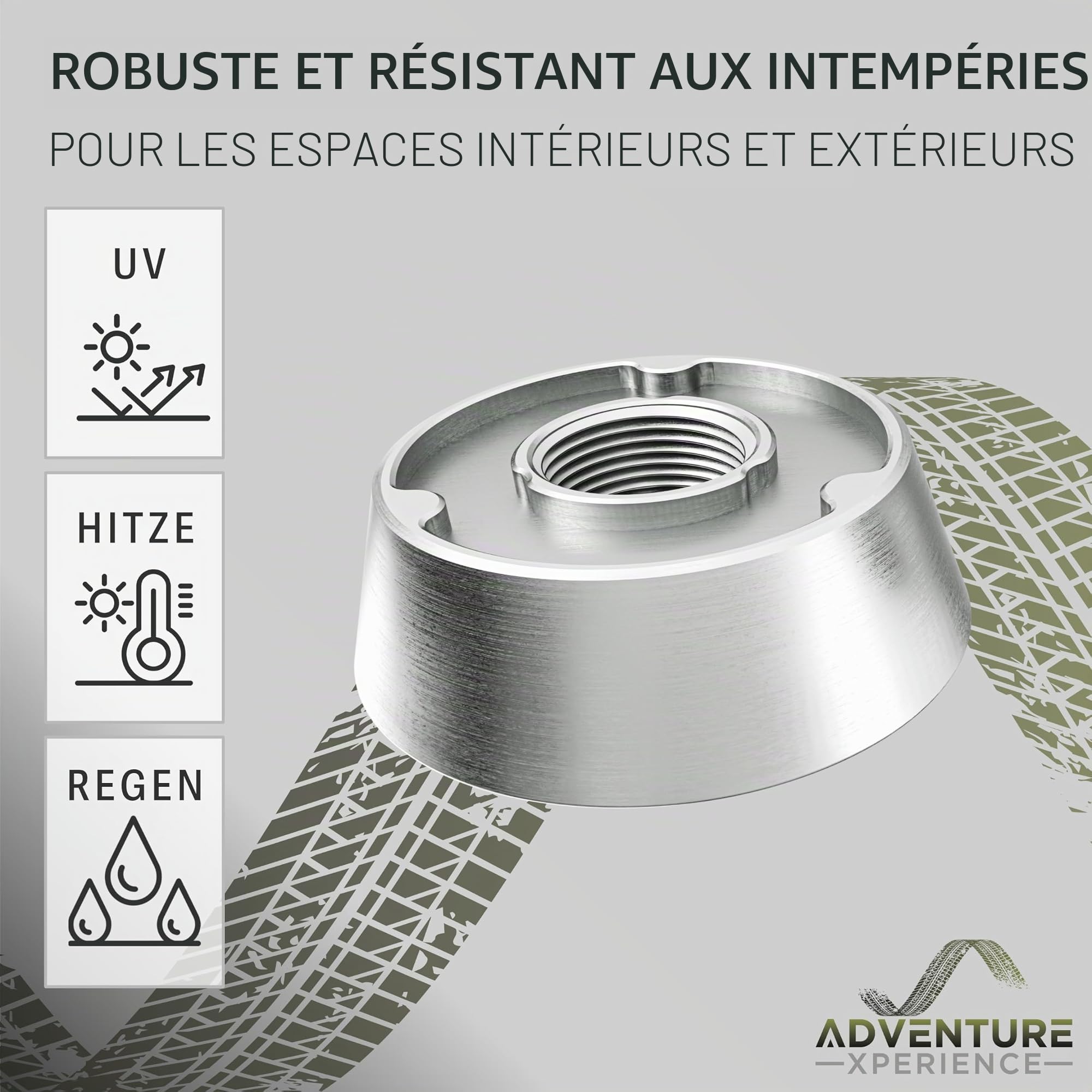 8+1 Écrous antivol Écrous de sécurité anti-vol M8 en acier inoxydable (M8, 8 écrous 1 noix)