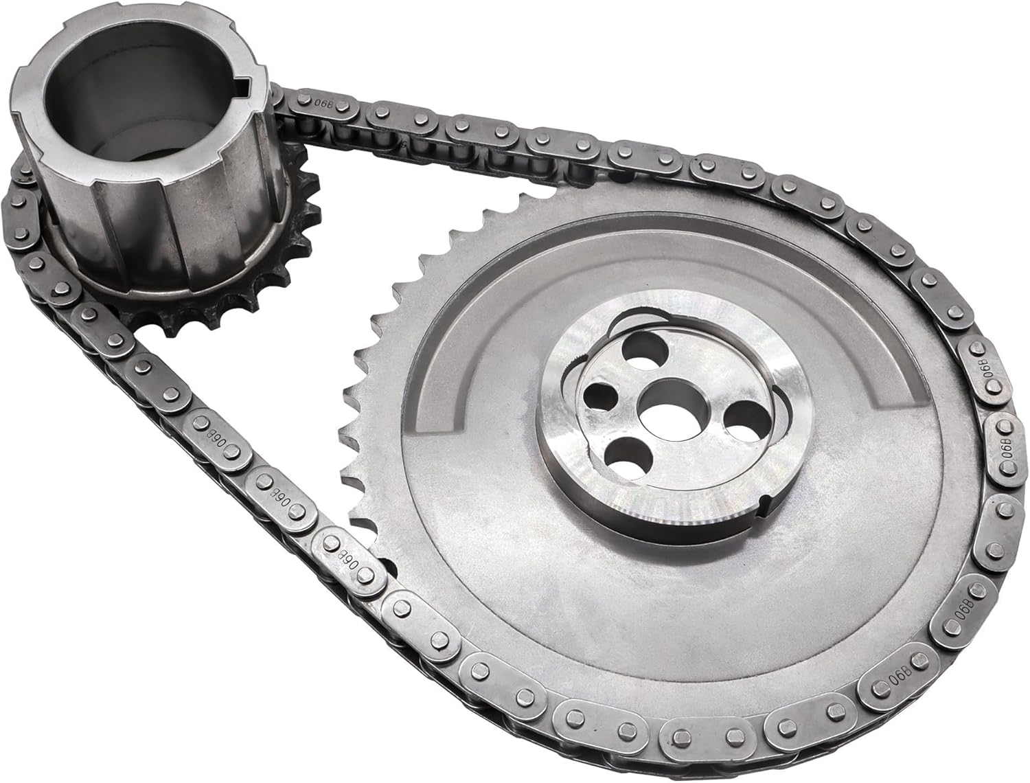 HiSport Engine Timing Chain Kit C-3220 Compatible with Chevy, GMC, Pontiac, Isuzu, Saab, Hummer, Cadillac, Buick - Express, Silverado, Corvette, Envoy, Sierra, H2, 9-7x (OHV, 8Cyl 4.8 5.3 5.7 6.0L)