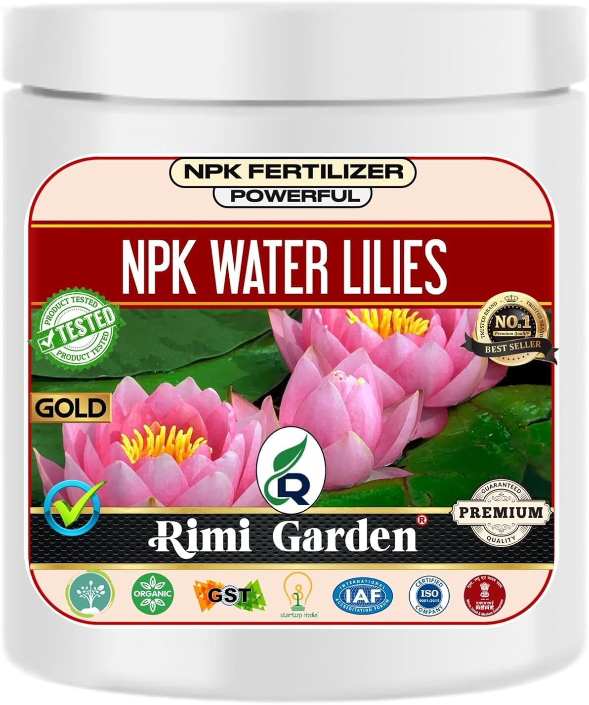 Rimi Garden Npk For Lotus And Water Lilies Organic Fertilizer Overall Growth Of Water Plants. (200 gm)