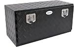 Inspirer Studio Argent aluminium lourd de prise en charge ATV Boîte à outils de lit de remorque avec serrure (36" X 17" X 18")